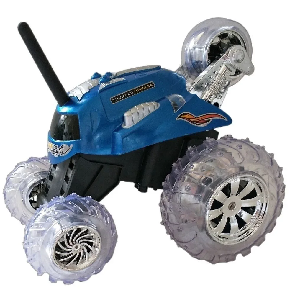RC Car Thunder Tumbler Blue Hat BODY ONLY Replacement Parts Pieces Sharper Image